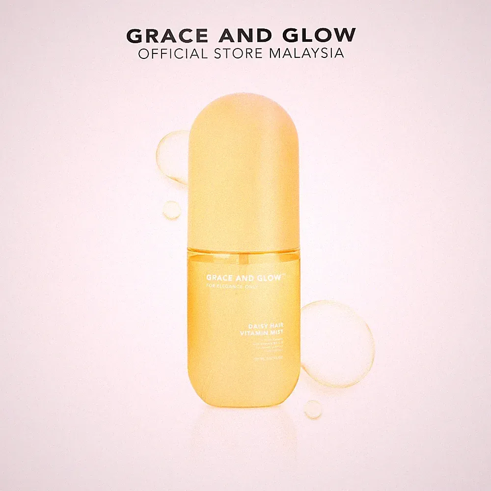 2 Bottles Grace and Glow Daisy Hair Vitamin Mist 100ml - Hair Perfume Serum