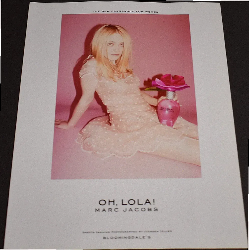2007 Print Ad Sexy Marc Jacobs Fragrance for Women Blonde Lady Feminine Beauty