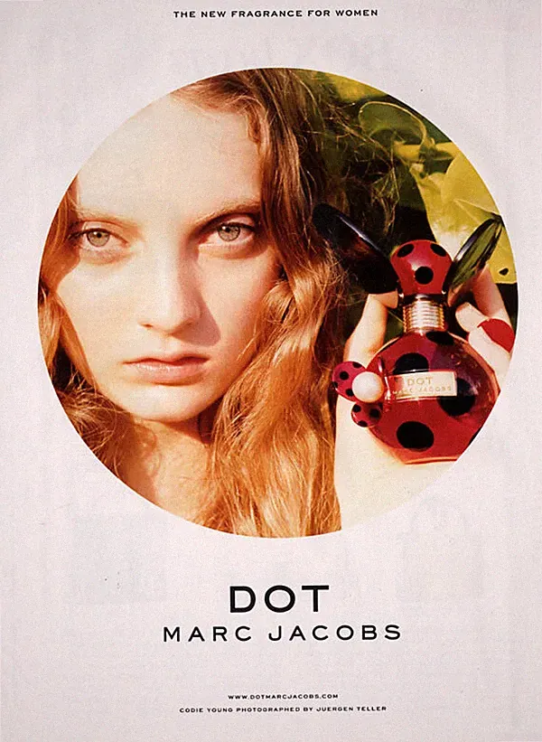 2013 Marc Jacobs Dot perfume Juergen Teller Codie Young 1-page MAGAZINE AD