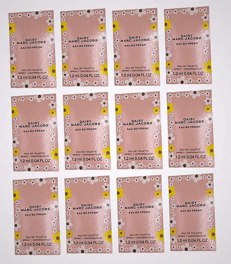 Daisy Marc Jacobs Eau So Fresh EDT Spray Sample 1.2ML 12 Pack Sealed Perfume NEW