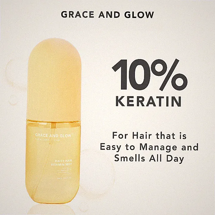 GRACE&GLOW Daisy Hair Vitamin Mist Hair Perfume Serum Volumizing Hair Spray- DHL
