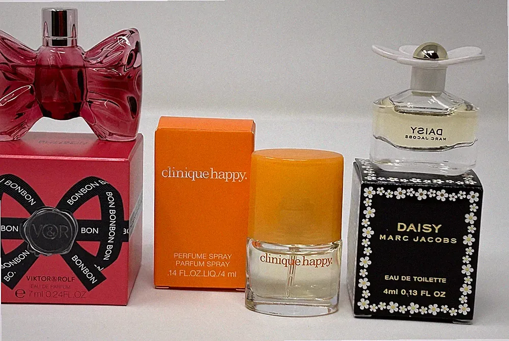 Marc Jacobs Daisy Perfume Mini Gift Set Clinique Happy + Viktor&Rolf Bonbon NEW
