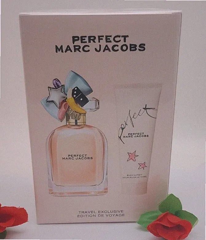 Marc Jacobs Perfect For Women Perfume 2 PCS Travel Exclusive Set